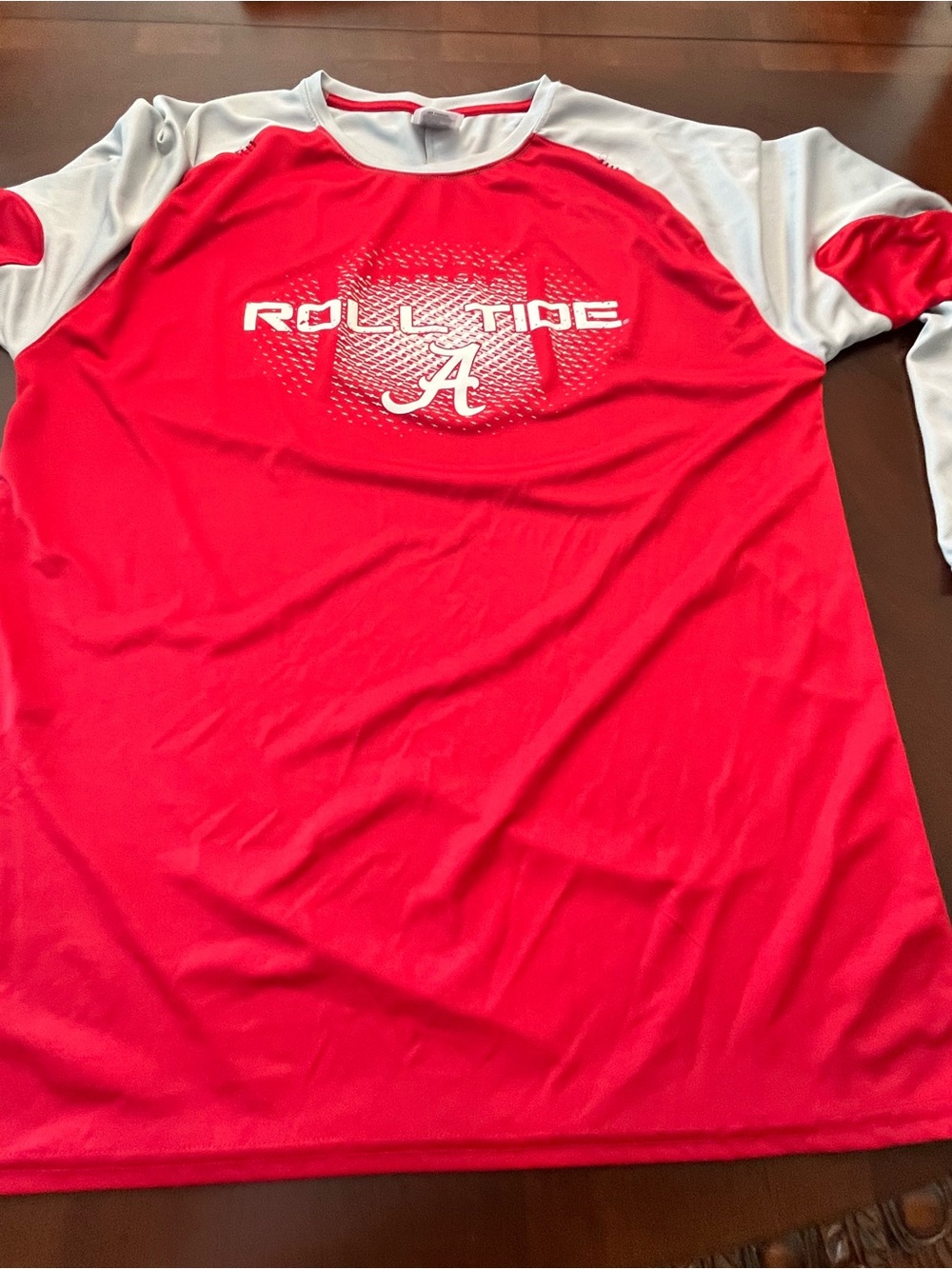Knights Apparel Red and Gray Alabama shirt